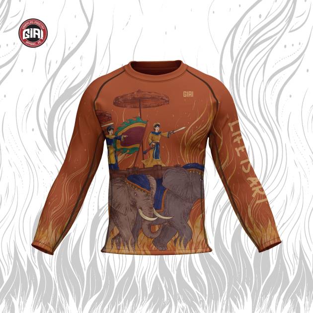 3. HAI BA TRUNG RASHGUARD - LONG SLEEVES