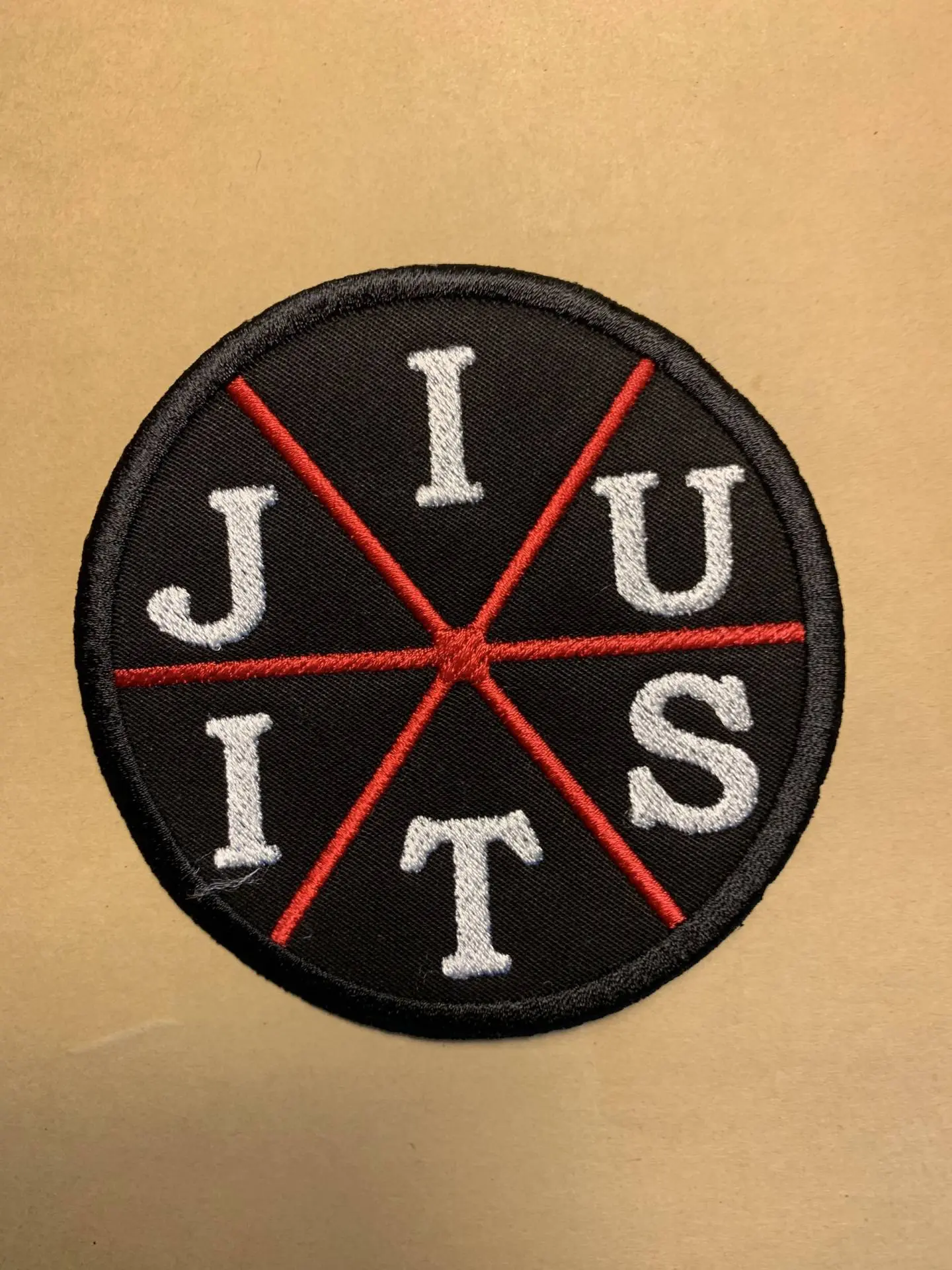 Jiujitsu round patch